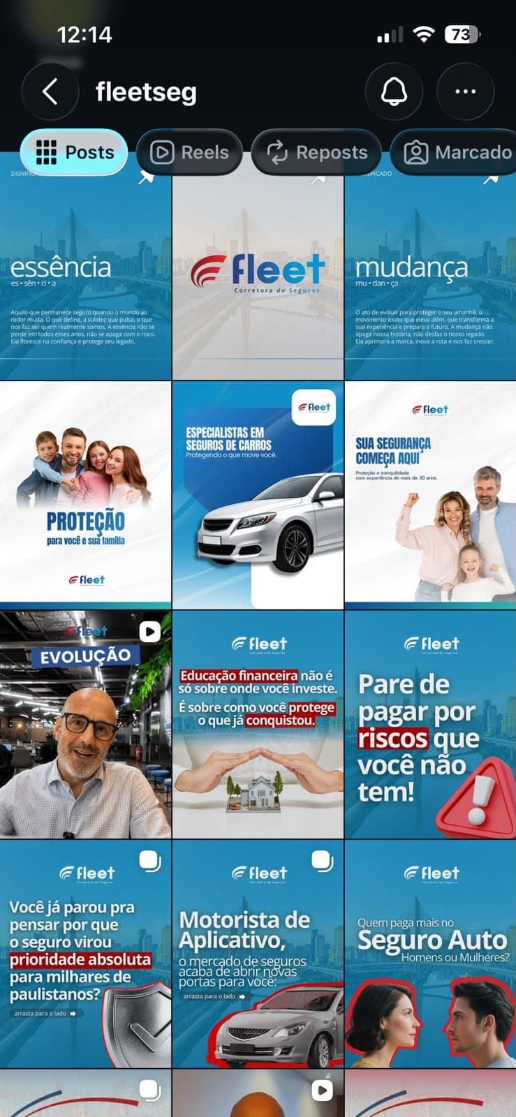 Feed da Fleet depois