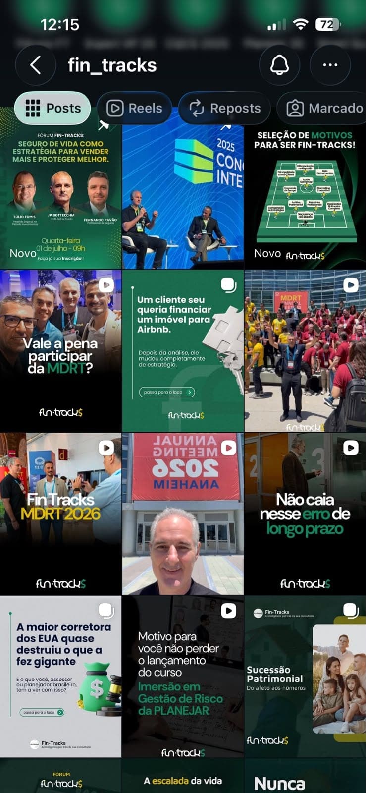 Feed da Fin-Tracks depois