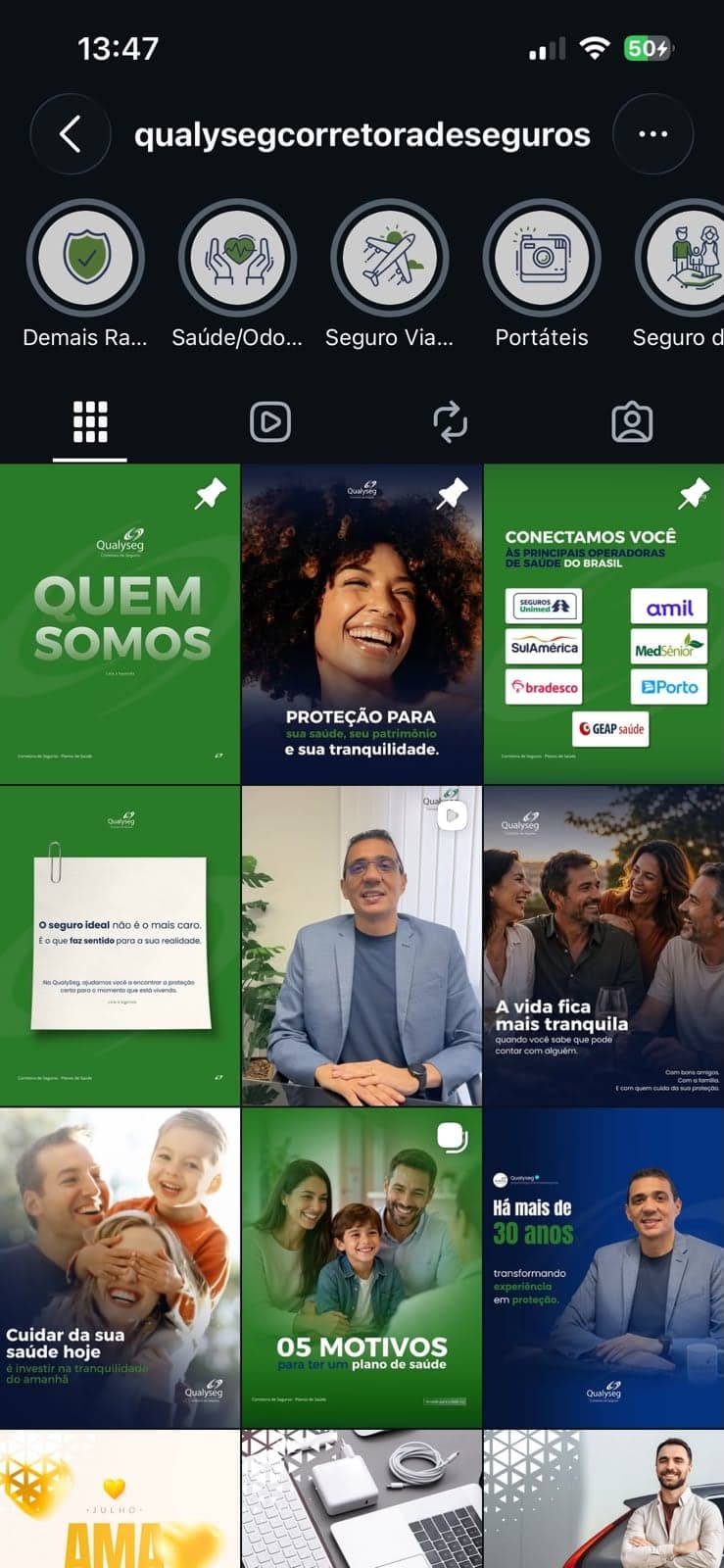 Feed da Qualyseg depois
