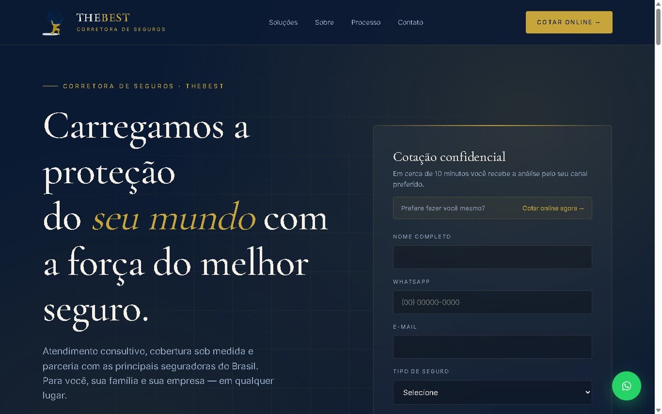 Websites com Automações